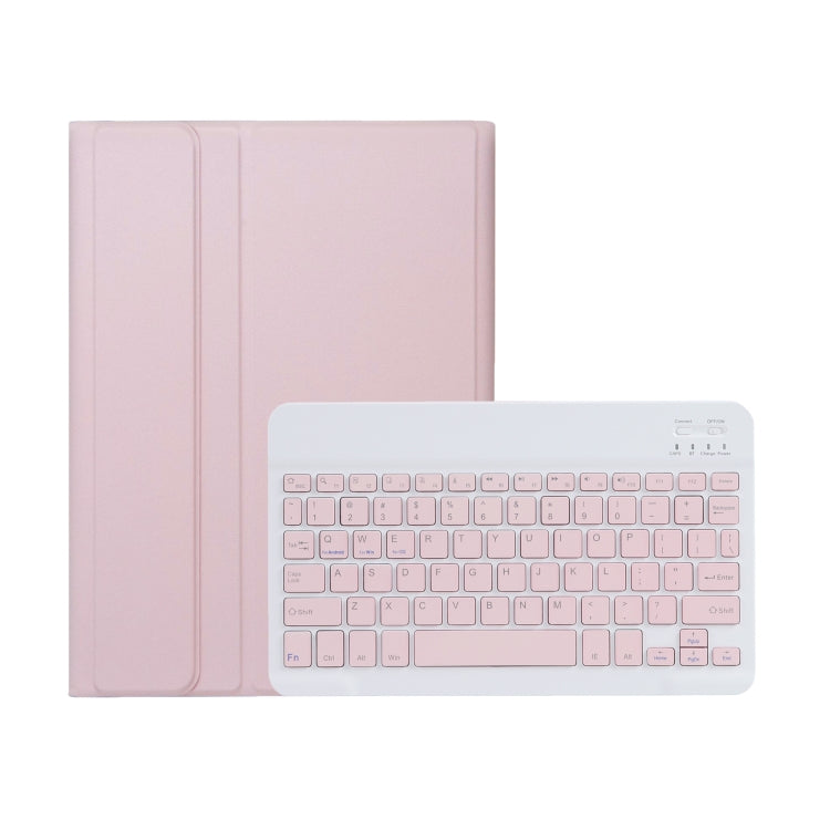 For Huawei MatePad 11 2023 AHW13 Lambskin Texture Ultra-thin Detachable Bluetooth Keyboard Leather Case(Pink) - Huawei Keyboard by PMC Jewellery | Online Shopping South Africa | PMC Jewellery