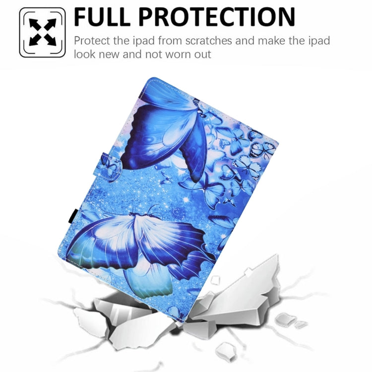 For Huawei Matepad SE 10.4 2022 Colored Drawing Stitching Flip Leather Tablet Case(Butterflies) - Huawei by PMC Jewellery | Online Shopping South Africa | PMC Jewellery