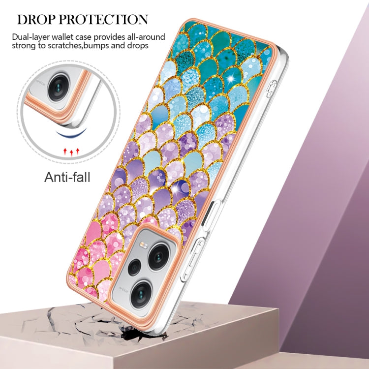 For Xiaomi Redmi Note 12 Pro+ 5G Global Electroplating IMD TPU Phone Case(Colorful Scales) - Note 12 Pro+ Cases by PMC Jewellery | Online Shopping South Africa | PMC Jewellery