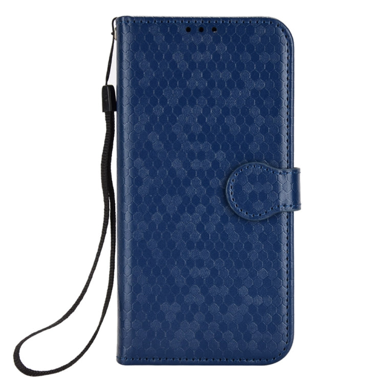 For Blackview A85 Honeycomb Dot Texture Leather Phone Case(Blue) - More Brand by PMC Jewellery | Online Shopping South Africa | PMC Jewellery | Buy Now Pay Later Mobicred