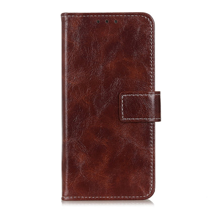 For Nokia C32 4G Retro Crazy Horse Texture Leather Phone Case(Brown) - Nokia Cases by PMC Jewellery | Online Shopping South Africa | PMC Jewellery | Buy Now Pay Later Mobicred