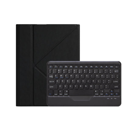 For iPad 10th Gen 10.9 2022 B10 Triangle Holder Tablet Bluetooth Keyboard Leather Case(Black) - Universal by PMC Jewellery | Online Shopping South Africa | PMC Jewellery