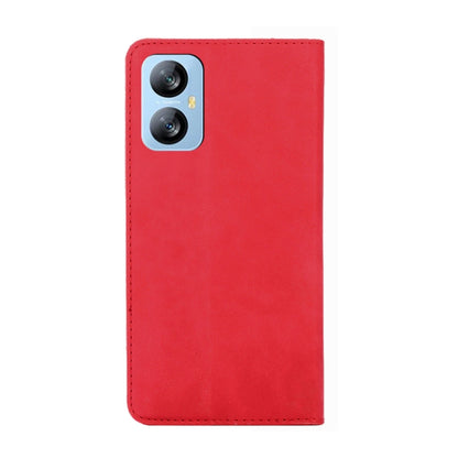 For Blackview A52 Skin Feel Magnetic Horizontal Flip Leather Phone Case(Red) - More Brand by PMC Jewellery | Online Shopping South Africa | PMC Jewellery | Buy Now Pay Later Mobicred