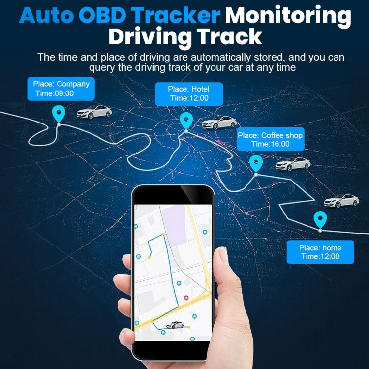 2G OBD GPS Real-time Car Track Location Tracker - Car Tracker by PMC Jewellery | Online Shopping South Africa | PMC Jewellery | Buy Now Pay Later Mobicred