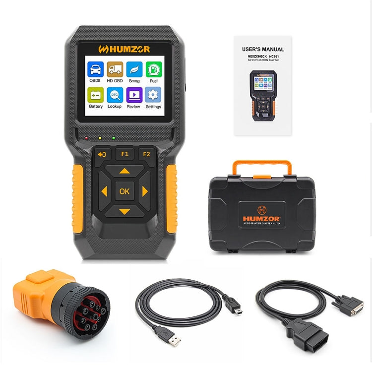 HUMZOR NC601 12-24V Car and Truck OBD2 Scan Tool Diagnostic Tool - Code Readers & Scan Tools by PMC Jewellery | Online Shopping South Africa | PMC Jewellery | Buy Now Pay Later Mobicred