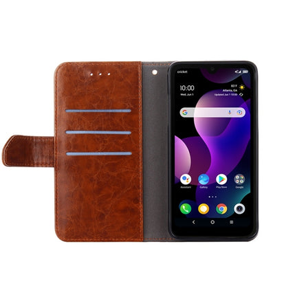 For Blackview A52 Geometric Stitching Flip Leather Phone Case(Black) - More Brand by PMC Jewellery | Online Shopping South Africa | PMC Jewellery