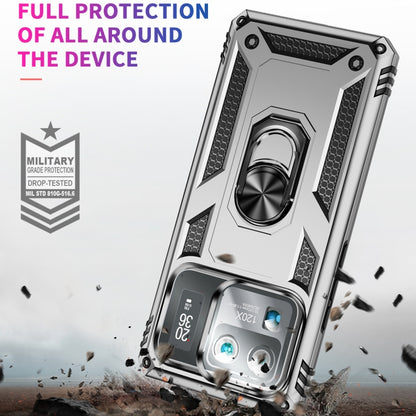 For Xiaomi Mi 11 Ultra Shockproof TPU + PC Phone Case with Holder(Blue) - Xiaomi Cases by PMC Jewellery | Online Shopping South Africa | PMC Jewellery | Buy Now Pay Later Mobicred