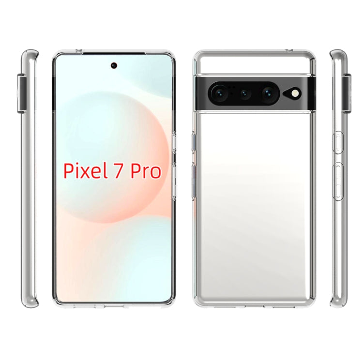 For Google Pixel 7 Pro Waterproof Texture TPU Phone Case(Transparent) - Google Cases by PMC Jewellery | Online Shopping South Africa | PMC Jewellery