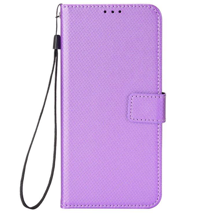 For Blackview A85 Diamond Texture Leather Phone Case(Purple) - More Brand by PMC Jewellery | Online Shopping South Africa | PMC Jewellery | Buy Now Pay Later Mobicred