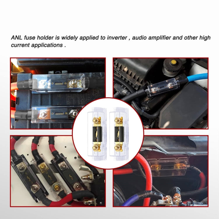 2 in 1 ANL Car Fuse Holder Electrical Protection Insulating Cover, Current:250A - free shipping - PMC TechLife - Order now!