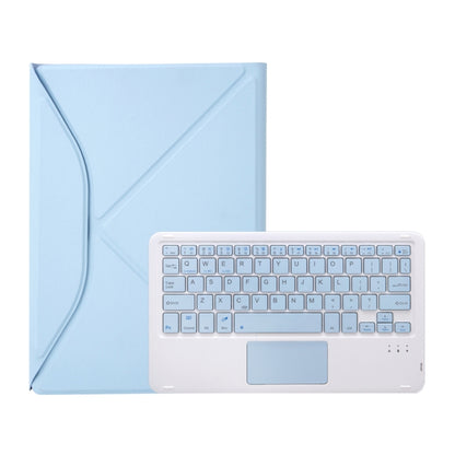 Z10B-A For iPad 10th Gen 10.9 2022 Pen Slot Touchpad Bluetooth Keyboard Leather Tablet Case(Sky Blue) - Universal by PMC Jewellery | Online Shopping South Africa | PMC Jewellery