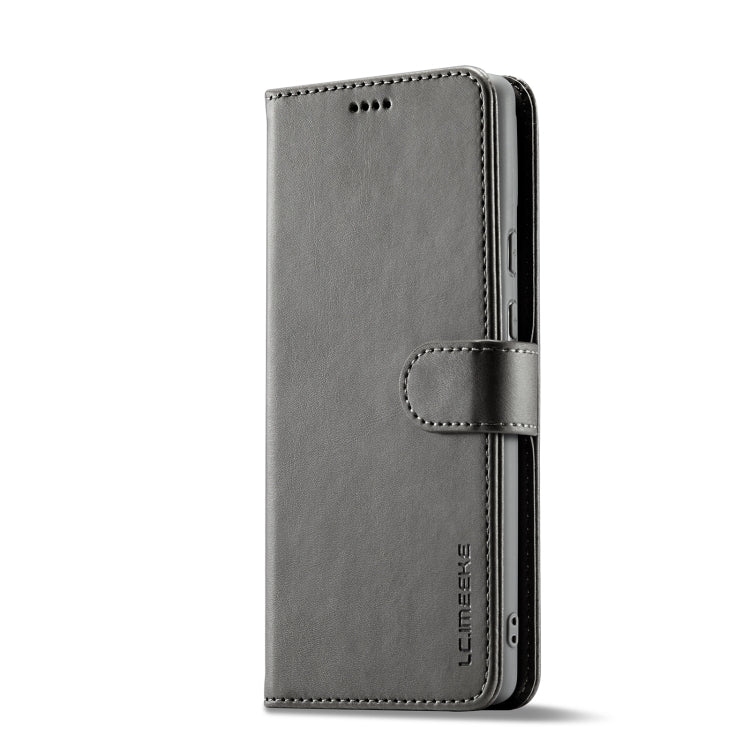 For Google Pixel 8 Pro LC.IMEEKE Calf Texture Horizontal Flip Leather Case(Grey) - free shipping - PMC TechLife - Order now!
