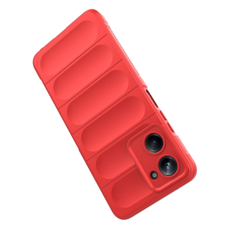 For Realme 10 Pro 5G Magic Shield TPU + Flannel Phone Case(Purple) - Realme Cases by PMC TechLife | Online Shopping South Africa | PMC TechLife | Buy Now Pay Later Mobicred