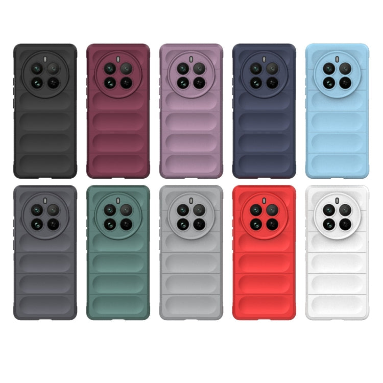 For Realme 12 Pro 5G / 12 Pro+ Magic Shield TPU + Flannel Phone Case(Dark Blue) - Realme Cases by PMC TechLife | Online Shopping South Africa | PMC TechLife | Buy Now Pay Later Mobicred