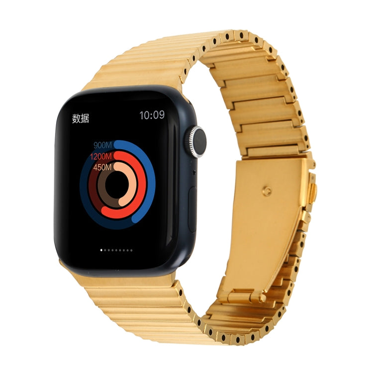 Ocean Metal Replacement Watch Band For Apple Watch 9 45mm(Gold) - free shipping - PMc TechLife - Order now!