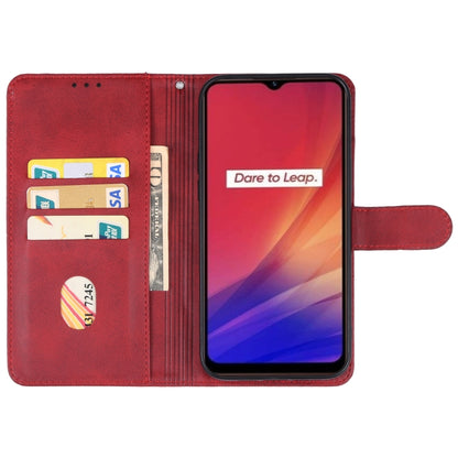 For Realme C65 Leather Phone Case(Red) - Realme Cases by PMC Jewellery | Online Shopping South Africa | PMC Jewellery | Buy Now Pay Later Mobicred