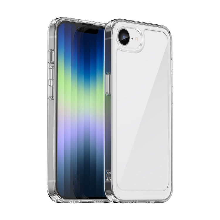 For iPhone SE 2024 Colorful Series Acrylic + TPU Phone Case(Transparent) - More iPhone Cases by PMC Jewellery | Online Shopping South Africa | PMC Jewellery | Buy Now Pay Later Mobicred