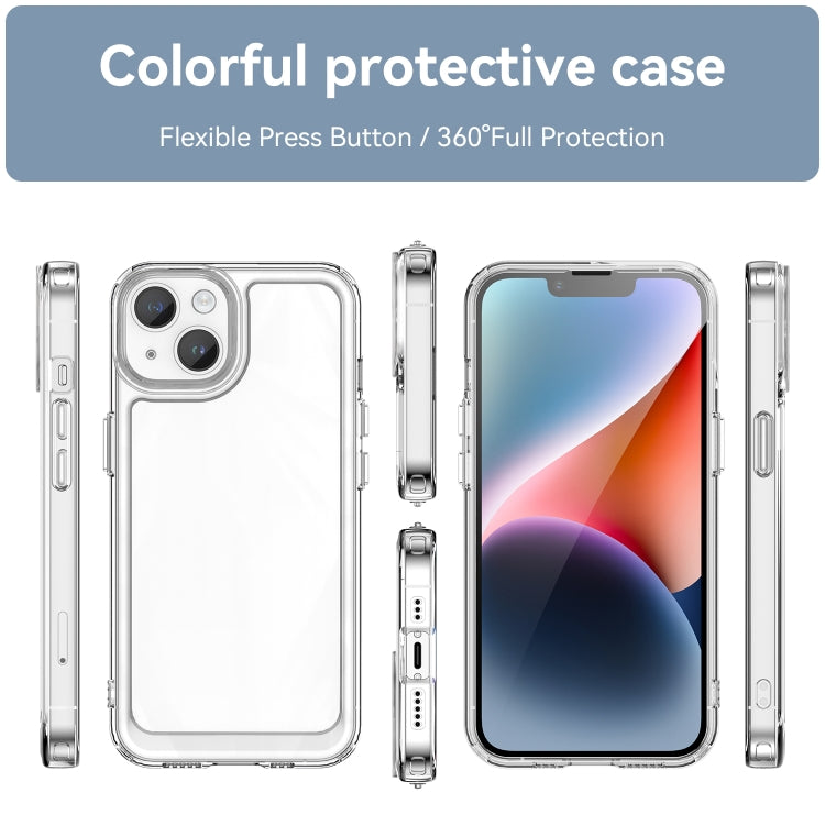 For iPhone 15 Candy Series TPU Phone Case(Transparent) - iPhone 15 Cases by PMC Jewellery | Online Shopping South Africa | PMC Jewellery