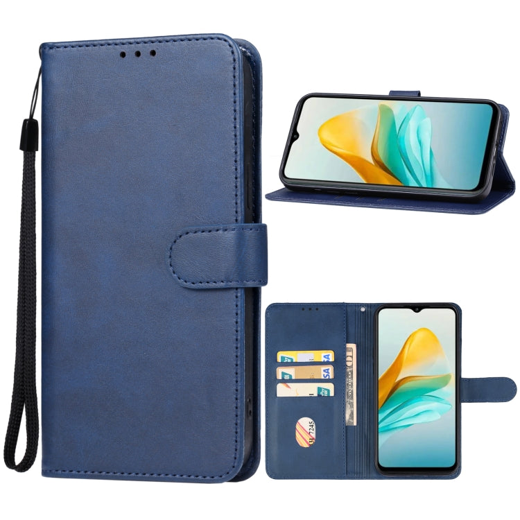 For ZTE Blade A53 Leather Phone Case(Blue) - ZTE Cases by PMC Jewellery | Online Shopping South Africa | PMC Jewellery | Buy Now Pay Later Mobicred