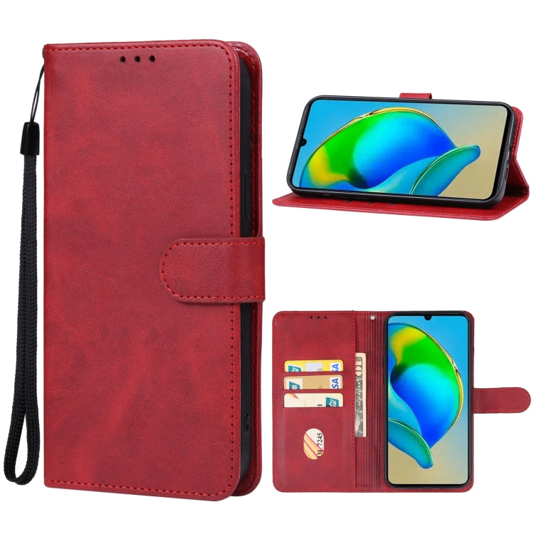 For ZTE Blade V41 Smart Leather Phone Case(Red) - ZTE Cases by PMC Jewellery | Online Shopping South Africa | PMC Jewellery | Buy Now Pay Later Mobicred