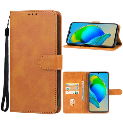 For ZTE Blade V41 Smart Leather Phone Case(Brown) - ZTE Cases by PMC Jewellery | Online Shopping South Africa | PMC Jewellery | Buy Now Pay Later Mobicred