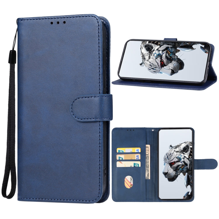 For ZTE nubia Red Magic 8S Pro Leather Phone Case(Blue) - ZTE Cases by PMC Jewellery | Online Shopping South Africa | PMC Jewellery | Buy Now Pay Later Mobicred