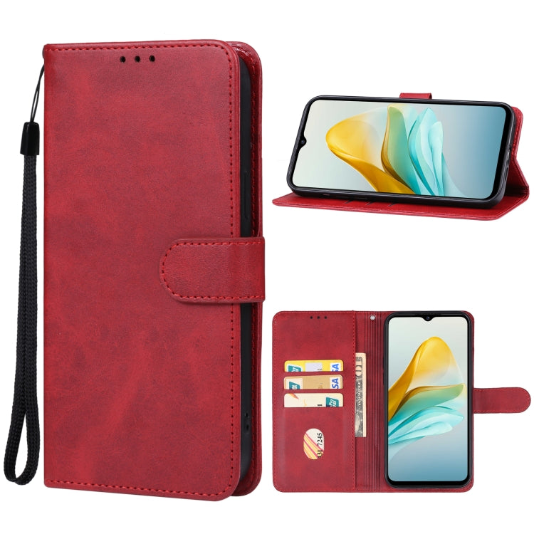 For ZTE Blade A53 Pro Leather Phone Case(Red) - ZTE Cases by PMC Jewellery | Online Shopping South Africa | PMC Jewellery | Buy Now Pay Later Mobicred