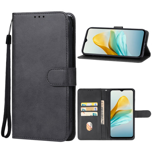 For ZTE Blade A53 Pro Leather Phone Case(Black) - ZTE Cases by PMC Jewellery | Online Shopping South Africa | PMC Jewellery | Buy Now Pay Later Mobicred