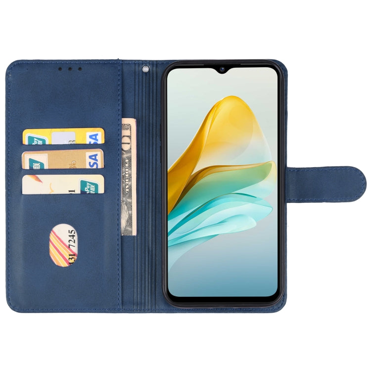 For ZTE Blade A53+ Leather Phone Case(Blue) - ZTE Cases by PMC Jewellery | Online Shopping South Africa | PMC Jewellery | Buy Now Pay Later Mobicred