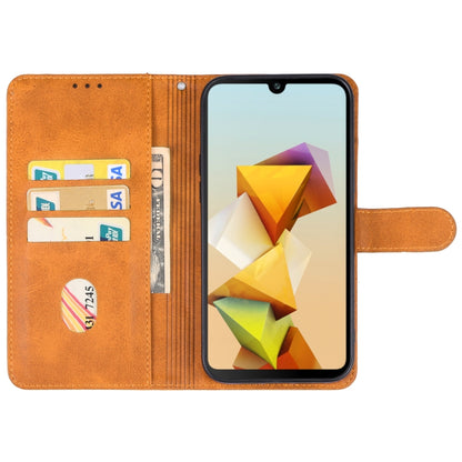 For ZTE Blade A33s Leather Phone Case(Brown) - ZTE Cases by PMC Jewellery | Online Shopping South Africa | PMC Jewellery | Buy Now Pay Later Mobicred