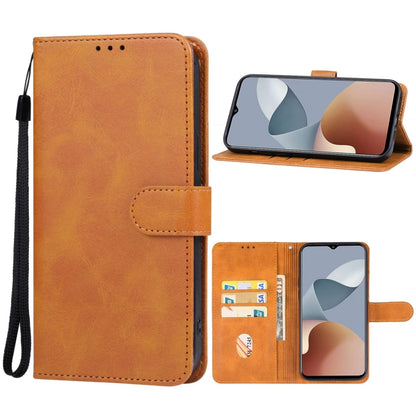 For ZTE Blade A73 4G/Blade V50 Smart/Axon 50 Lite Leather Phone Case(Brown) - ZTE Cases by PMC Jewellery | Online Shopping South Africa | PMC Jewellery | Buy Now Pay Later Mobicred