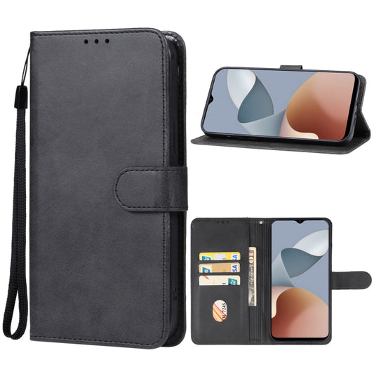 For ZTE Blade A54 Leather Phone Case(Black) - ZTE Cases by PMC Jewellery | Online Shopping South Africa | PMC Jewellery | Buy Now Pay Later Mobicred