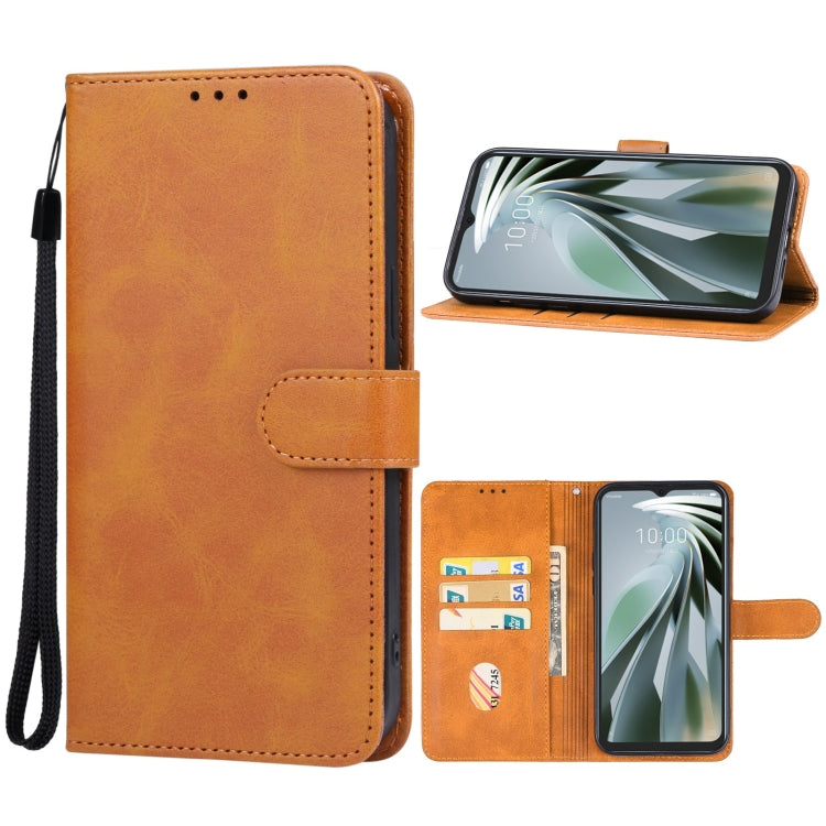 For ZTE Libero 5G IV Leather Phone Case(Brown) - ZTE Cases by PMC Jewellery | Online Shopping South Africa | PMC Jewellery | Buy Now Pay Later Mobicred