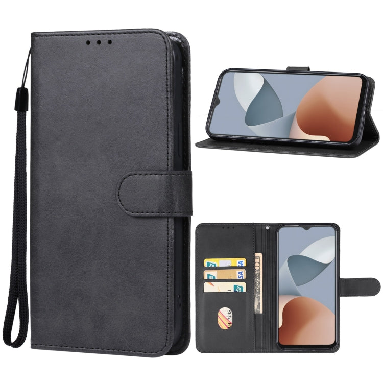 For ZTE Blade A34 Leather Phone Case(Black) - ZTE Cases by PMC Jewellery | Online Shopping South Africa | PMC Jewellery | Buy Now Pay Later Mobicred