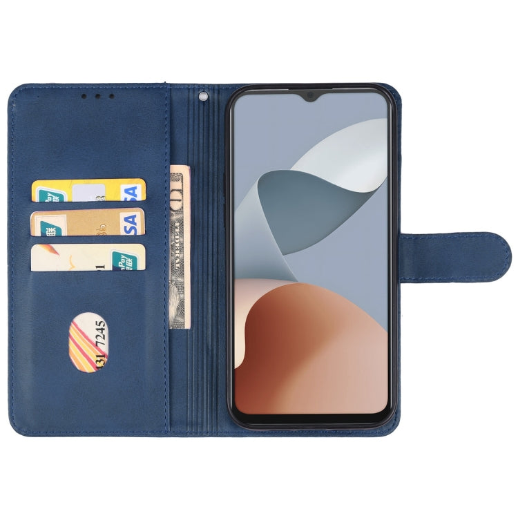 For ZTE Blade A34 Leather Phone Case(Blue) - ZTE Cases by PMC Jewellery | Online Shopping South Africa | PMC Jewellery | Buy Now Pay Later Mobicred