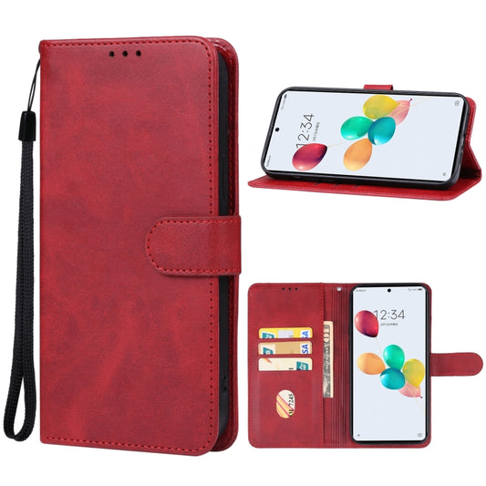 For ZTE Anshin Family/JP Version/A303ZT Leather Phone Case(Red) - ZTE Cases by PMC Jewellery | Online Shopping South Africa | PMC Jewellery | Buy Now Pay Later Mobicred