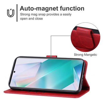 For CUBOT Hafury Meet Leather Phone Case(Red) - More Brand by PMC Jewellery | Online Shopping South Africa | PMC Jewellery | Buy Now Pay Later Mobicred