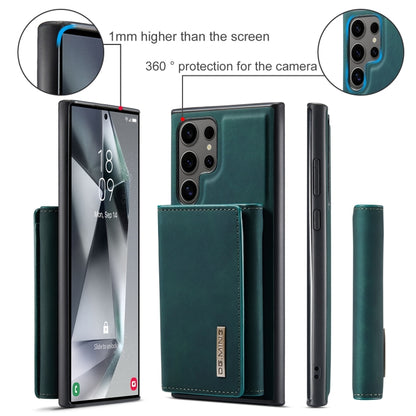 For Samsung Galaxy S24 Ultra 5G DG.MING M1 Series 3-Fold Multi Card Wallet + Magnetic Phone Case(Green) - Galaxy S24 Ultra 5G Cases by DG.MING | Online Shopping South Africa | PMC Jewellery | Buy Now Pay Later Mobicred