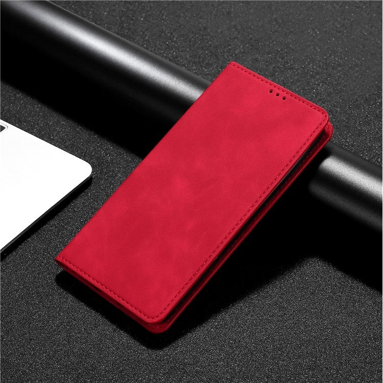 For Huawei Pura 70 Skin Feel Magnetic Leather Phone Case(Red) - Huawei Cases by PMC Jewellery | Online Shopping South Africa | PMC Jewellery | Buy Now Pay Later Mobicred