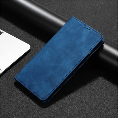 For Huawei Pura 70 Ultra Skin Feel Magnetic Leather Phone Case(Blue) - Huawei Cases by PMC Jewellery | Online Shopping South Africa | PMC Jewellery | Buy Now Pay Later Mobicred