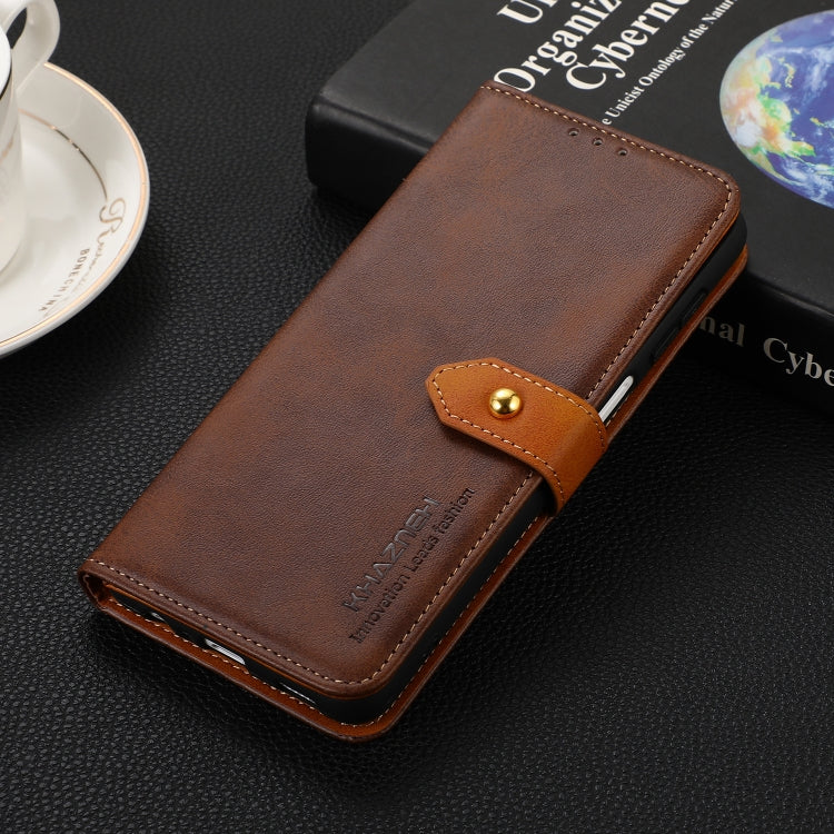 For Xiaomi Redmi A3 KHAZNEH Cowhide Texture Flip Leather Phone Case(Brown) - Xiaomi Cases by PMC Jewellery | Online Shopping South Africa | PMC Jewellery | Buy Now Pay Later Mobicred