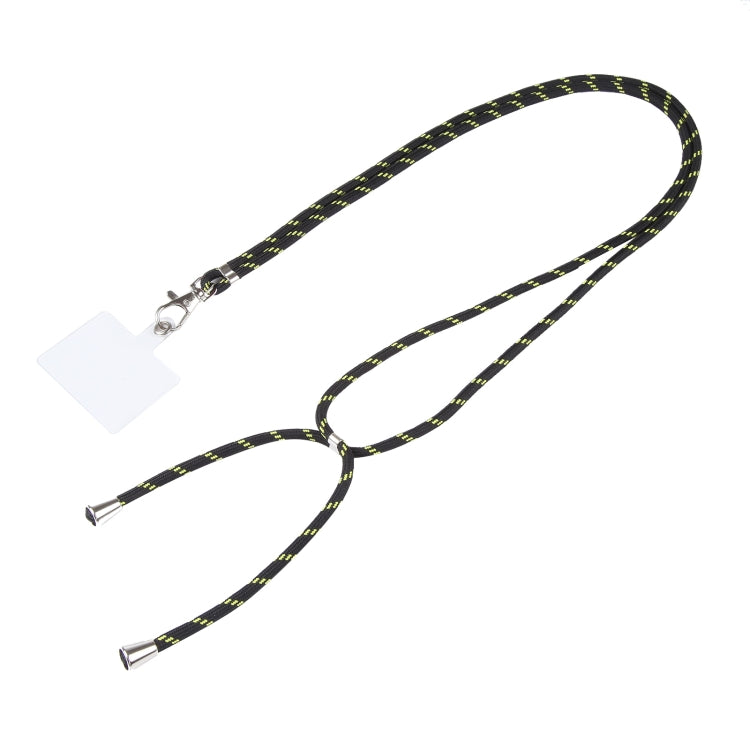 Universal Mixed Color Mobile Phone Lanyard (Black Yellow) - Lanyards & Wrist Straps by PMC Jewellery | Online Shopping South Africa | PMC Jewellery