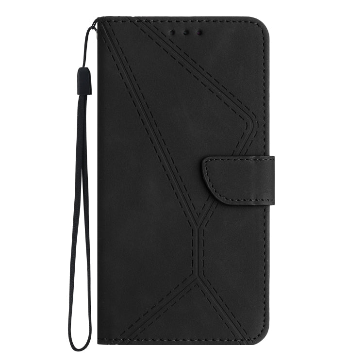 For Motorola Moto E22 / E22i 4G Stitching Embossed Leather Phone Case(Black) - free shipping - PMC TechLife - Order now!