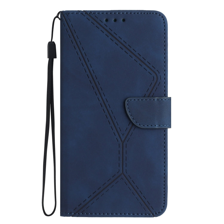 For Motorola Moto G14 Stitching Embossed Leather Phone Case(Blue) - free shipping - PMC TechLife - Order now!