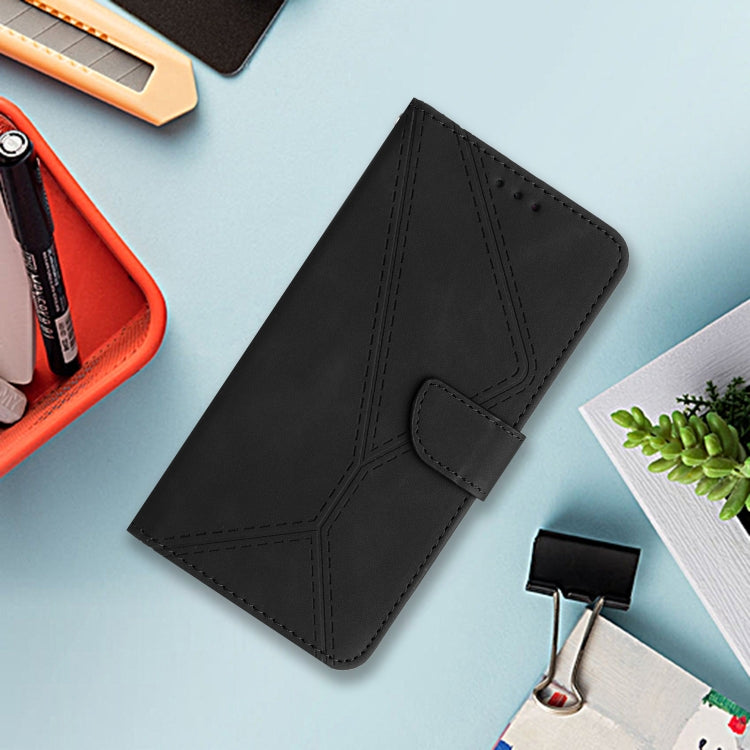 For Motorola Edge 50 5G Stitching Embossed Leather Phone Case(Black) - free shipping - PMC TechLife - Order now!