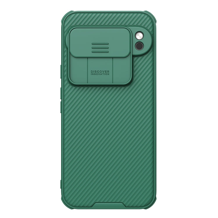 For Google Pixel 9 Pro NILLKIN CamShield Pro PC Phone Case(Green) - Google Cases by NILLKIN | Online Shopping South Africa | PMC Jewellery