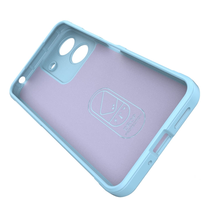 For Xiaomi Redmi 13C 4G Global Magic Shield TPU + Flannel Phone Case(Grey) - 13C Cases by PMC Jewellery | Online Shopping South Africa | PMC Jewellery | Buy Now Pay Later Mobicred