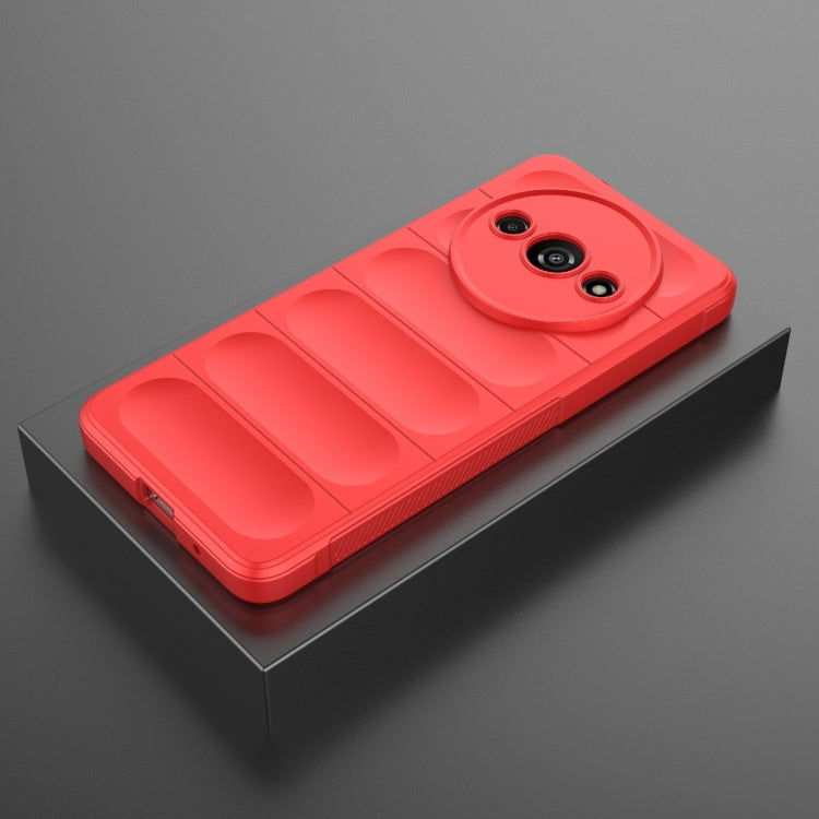 For Xiaomi Redmi A3 4G Global Magic Shield TPU + Flannel Phone Case(Red) - Xiaomi Cases by PMC TechLife | Online Shopping South Africa | PMC TechLife | Buy Now Pay Later Mobicred