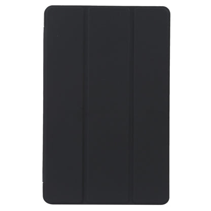 For Xiaomi Redmi Pad SE 2023 Three-fold Holder Flip Tablet Leather Case(Black) - More Tablet Cases by PMC Jewellery | Online Shopping South Africa | PMC Jewellery