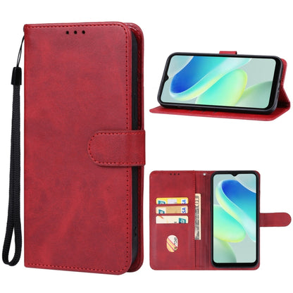 For Blackview Oscal Flat 1C Leather Phone Case(Red) - More Brand by PMC Jewellery | Online Shopping South Africa | PMC Jewellery